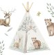 Vaikų palapinė Tipi Nukido 108947, smėlio spalvos