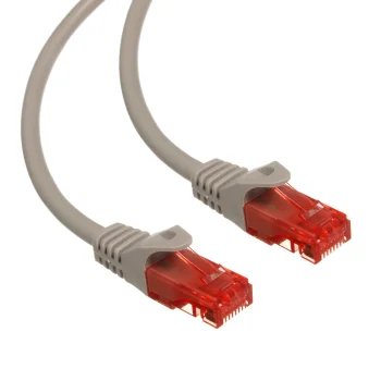 Maclean MCTV-303 UTP Cat6 Patchcord Network Cable, 3m, Grey