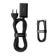 Baseus Quick Charger GaN3 Pro 2x USB + 2x Type C Portable Wall Charger Adapter 65W, Black