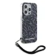 Karl Lagerfeld dėklas iPhone 15 Pro Max telefonui IML Zebra Pattern & Cord, violetinis