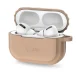 Tech-Protect Silicone Rope dėklas ausinėms Apple AirPods Pro 1 / 2 su dirželiu, šviesiai rudas