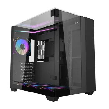 Kompiuterio korpusas Darkflash TH285 su 4 ventiliatoriais, juodas