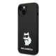 „Karl Lagerfeld“ Silicone Choupette MagSafe dėklas „iPhone 14 Plus“, juodas