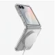 Dėklas Tech-Protect FlexAir Hybrid MagSafe skirtas Samsung Galaxy Z Flip 8, skaidrus