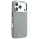 Karl Lagerfeld Saffiano Small Script MagSafe dėklas iPhone 18 Pro / 17 Pro, smėlio sp.