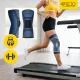 4FIZJO Elastic Knee Support Brace S, Black and Blue