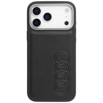 Audi TT Synthetic Leather MagSafe dėklas iPhone 17 Pro Max, juodas