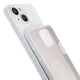 3mk Hardy Silicone MagCase dėklas iPhone 14 Plus, baltas