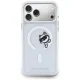 Karl Lagerfeld IML Peekaboo MagSafe dėklas iPhone 17 Pro Max, skaidrus