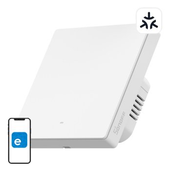 Išmanusis sieninis jungiklis SONOFF M5-1C-86W, Matter WiFi (1 kanalo)