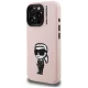 Karl Lagerfeld Silicone Karl Sketch MagSafe dėklas iPhone 16 Pro Max telefonui, Rožinė
