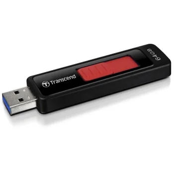 USB atmintinė Transcend JetFlash 760 64 GB USB 3.1 Gen 1, juoda / mėlyna