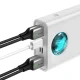 Išorinė baterija Baseus Amblight 30000mAh 65W, balta