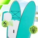 AquaPaddle Cruise pripučiama SUP irklentė su priedais 335x84x15 cm, žalia