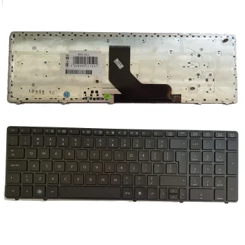 Klaviatūra HP ProBook 6560B, 6565B, 6570B (US), juoda/sidabrinė