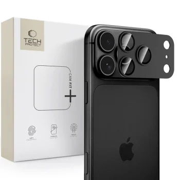 Tech-Protect Camfull Fit+ Camera Lens Protector for iPhone 18 Pro Max - Black