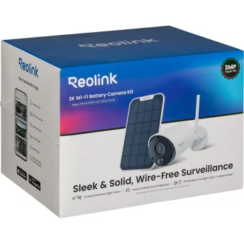 Reolink Argus Eco B320 lauko apsaugos kamera su saulės baterija, balta