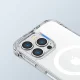 Dėklas iPhone 14 Plus Joyroom Magnetic Defender su stovu, skaidrus (MagSafe)