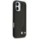 BMW dėklas iPhone 17 telefonui M Carbon Line & Logo MagSafe, raudonas