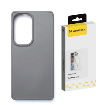 Wozinsky Carbon Fiber Case with MagSafe for Samsung Galaxy S25, Gray