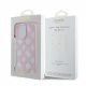 Guess Peony Script MagSafe dėklas iPhone 16 Pro Max telefonui, rožinis