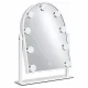 ModernHome LED kosmetinis veidrodis 30x40 cm su 9 lemputėmis ir 3 šviesos tonais