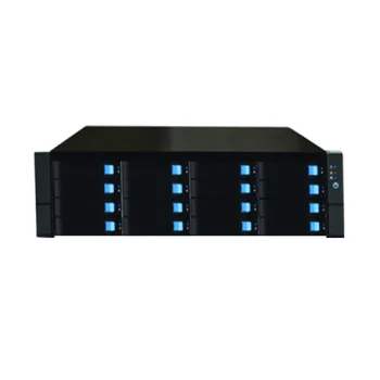 Duomenų saugyklos serveris 16x 3.5" HDD, 3U 19" spinta, Intel Celeron G3900