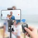 Tech-Protect L03S Bluetooth asmenukių lazda-stovas su pulteliu, juoda