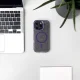 Dėklas iPhone 16 su MagSafe Glitter Case, skaidriai violetinis su blizgučiais