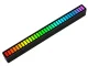 LED desk lamp USB sound reactive RGB, rechargeable, white or black