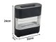 Oro drėkintuvas-židinys su liepsnos efektu ir pulteliu USB, 300ml
