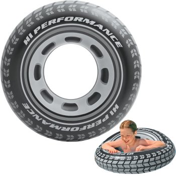 Inflatable Swimming Ring Tire Shape, 70 cm