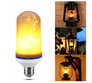 LED Lemputė su Gyvos Liepsnos Efektu E27 9W, Dekoratyvinė, Balta