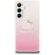 Hello Kitty Samsung Galaxy A55 dėklas IML Gradient Electrop Kitty Head, rožinis