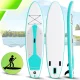 AquaPaddle Cruise SUP irklentė, 335x84x15 cm, 180 kg, balta/žalia
