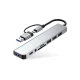 Tech-Protect HB06 8in1 USB-C šakotuvas ir adapteris, pilkas