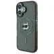 Karl Lagerfeld iPhone 16 Plus dėklas IML Metal Choupette Head MagSafe, juodas