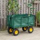 Sodo transportavimo vežimėlis MultiGarden Case 127834, 400 kg, žalias