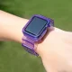 Silikoninis dirželis su dėklu Strap Light Set Apple Watch 44mm - violetinis