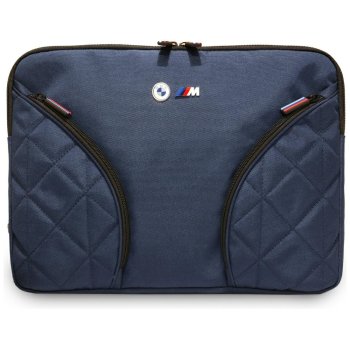 BMW Nylon Pockets & Metal Logo 14" nešiojamojo kompiuterio dėklas, tamsiai mėlynas