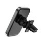 Tech-Protect CW19 MagSafe magnetinis automobilinis laikiklis su 15W įkrovikliu, juodas
