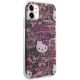 Hello Kitty iPhone 11 / XR dėklas IML Tags Graffiti, rožinis