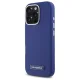 Karl Lagerfeld dėklas iPhone 16 Pro Max, FW Metal Plate MagSafe, mėlynas