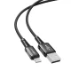 Acefast C1-02 USB to Lightning Cable, 2.4A, 1.2m, Black