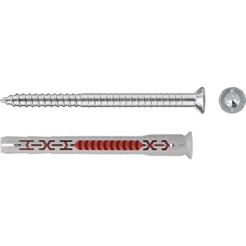 Frame Fixing Plug Fischer DuoXpand 8x80 T Countersunk Screw, 50 pcs.