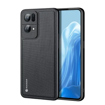 Dux Ducis Fino dėklas telefonui Oppo Reno7 Pro 5G, juodas