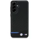 BMW M Carbon dėklas telefonui Samsung Galaxy A56, juodas
