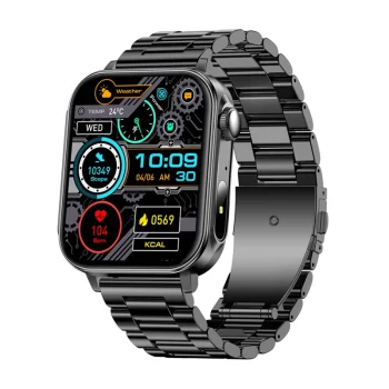Smartwatch Colmi P80 Steel Black 1.83" HD BT Calls