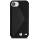 BMW Oversized Stripes MagSafe dėklas telefonui iPhone 16e, juodas