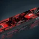 Švitrinė juosta triukiniam paspirtukui Soke Red Cyber, 52 x 13 cm